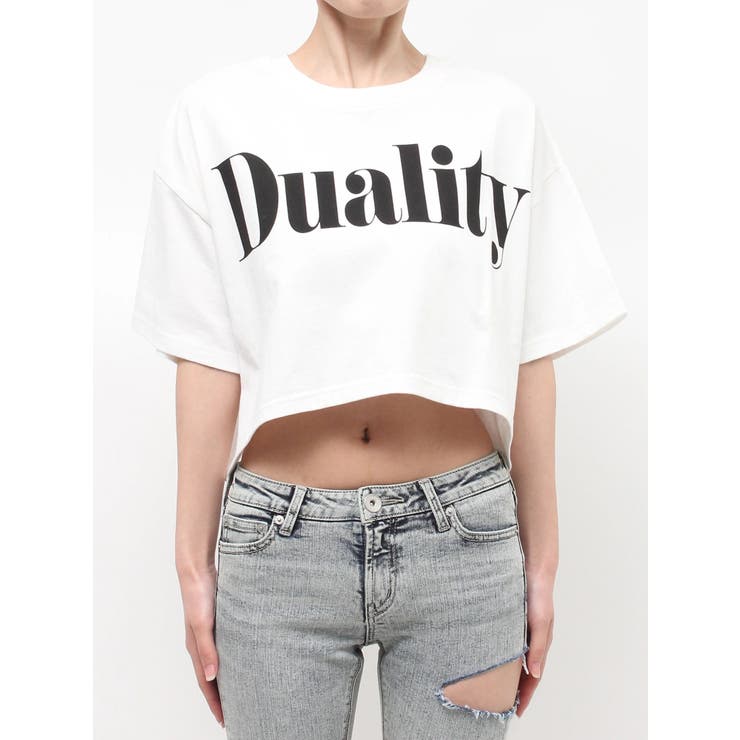 DualityルーズショートTシャツ | GYDA | 詳細画像24 