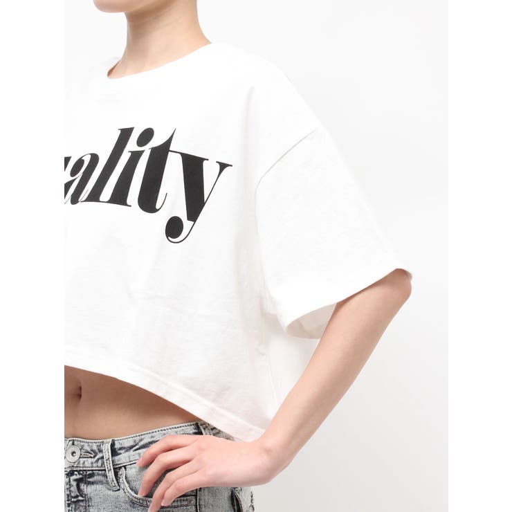 DualityルーズショートTシャツ | GYDA | 詳細画像28 