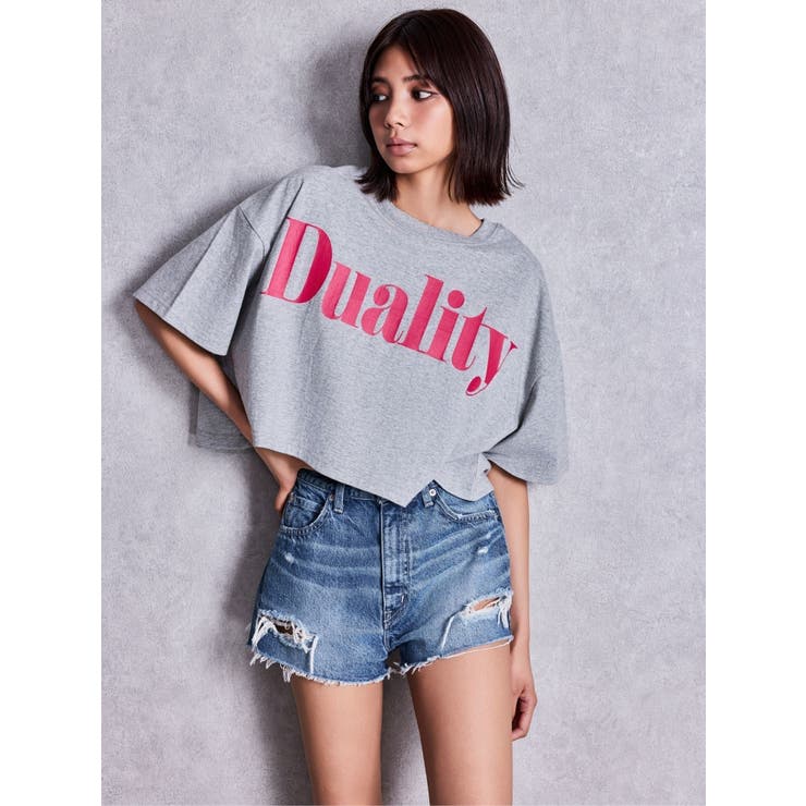 DualityルーズショートTシャツ | GYDA | 詳細画像9 