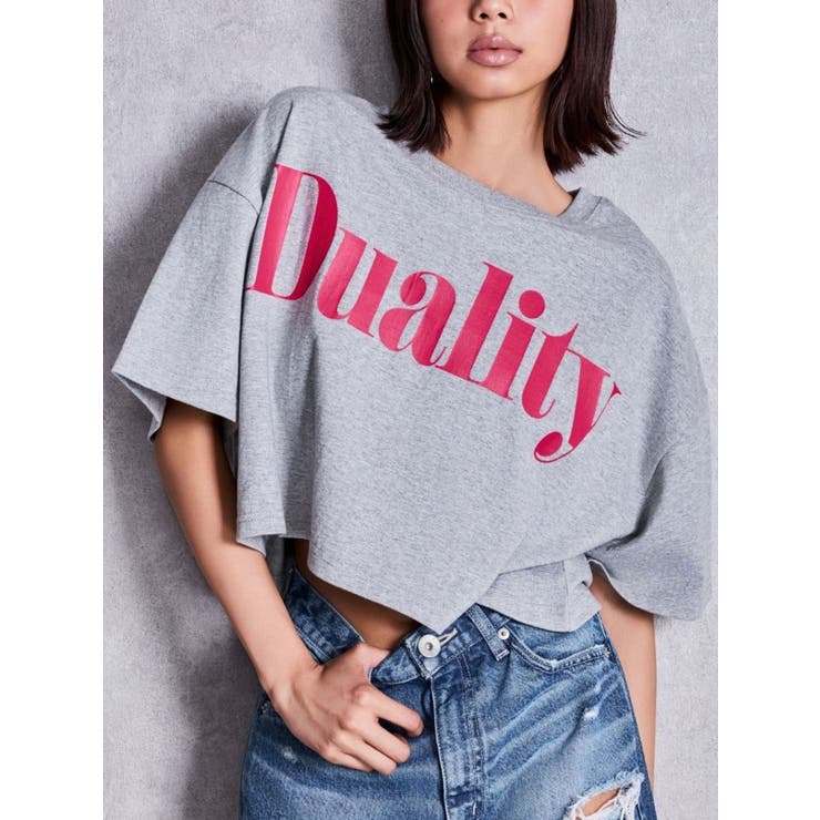 グレー | DualityルーズショートTシャツ | GYDA