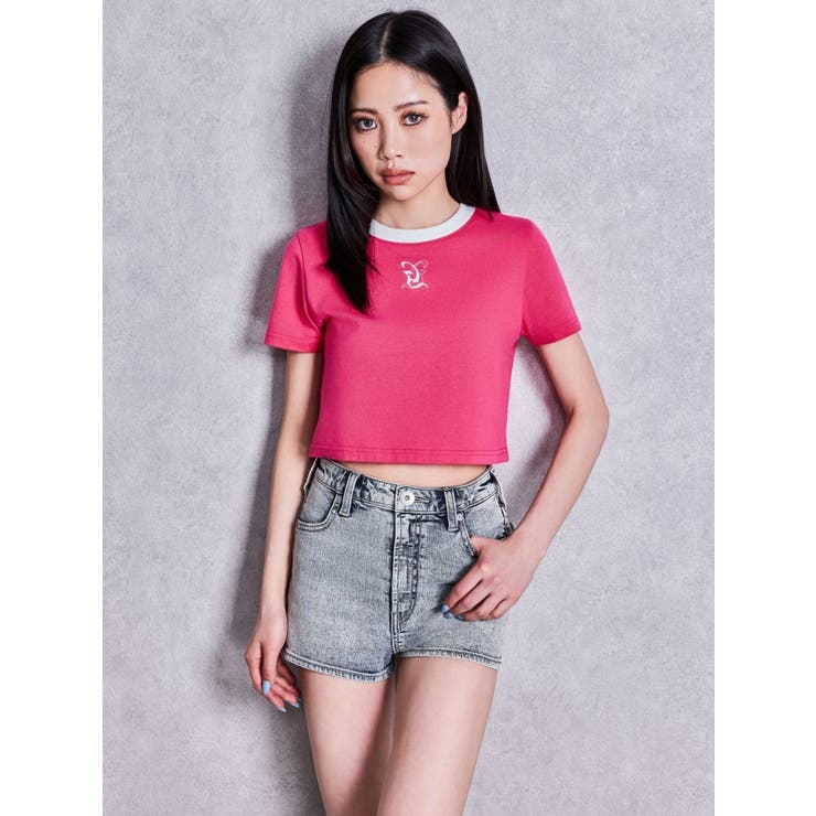 Square gydaバイカラーショートTシャツ | GYDA | 詳細画像10 