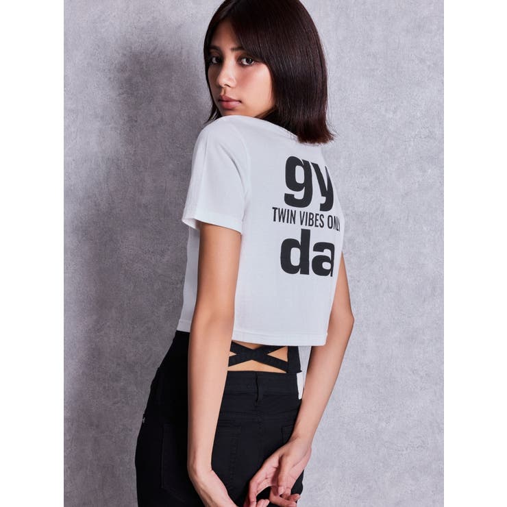 Square gydaバイカラーショートTシャツ | GYDA | 詳細画像2 