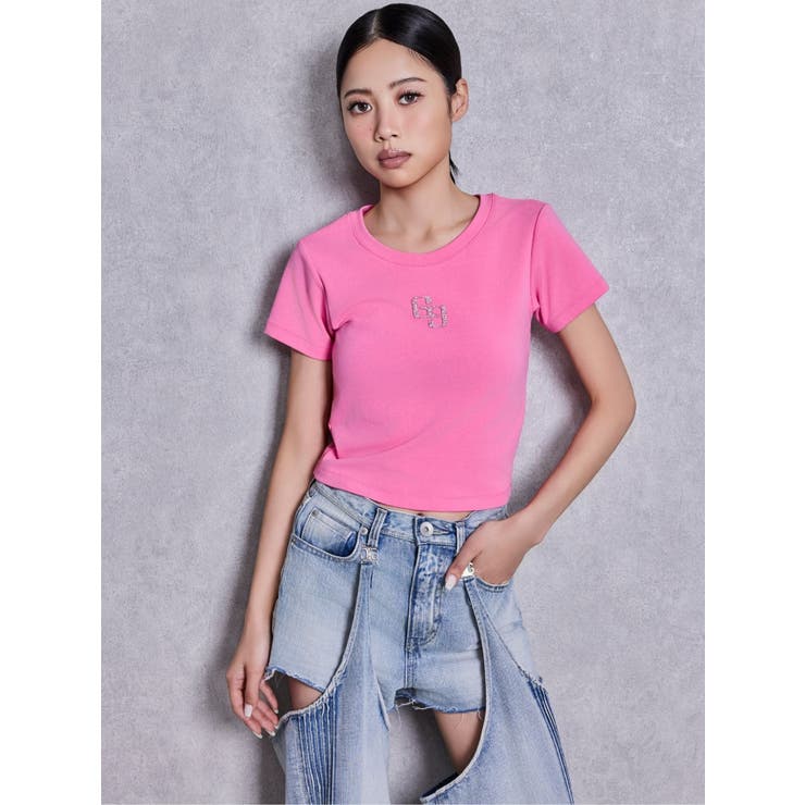 GLITTER GG Tシャツ | GYDA | 詳細画像14 