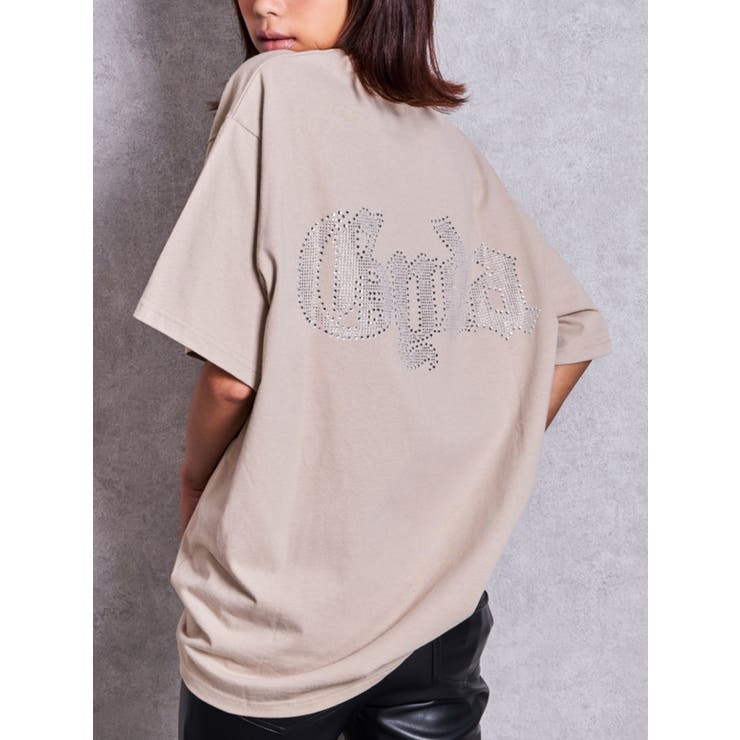 ベージュ | GD BACK GYDA BIG Tシャツ | GYDA