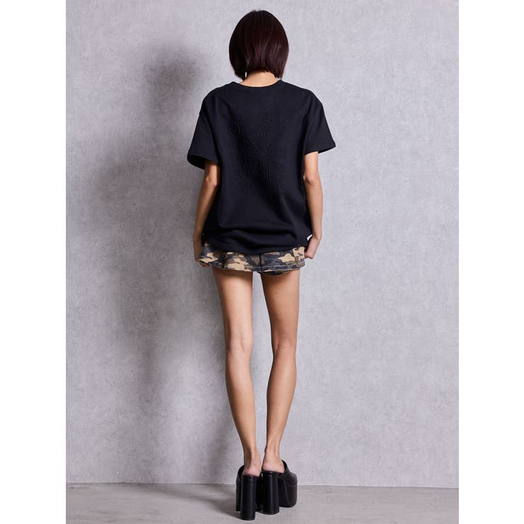 sacred edge cross emboss BIG Tシャツ | GYDA | 詳細画像12 