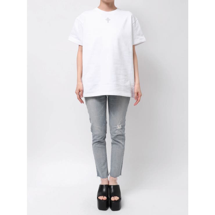 sacred edge cross emboss BIG Tシャツ | GYDA | 詳細画像29 
