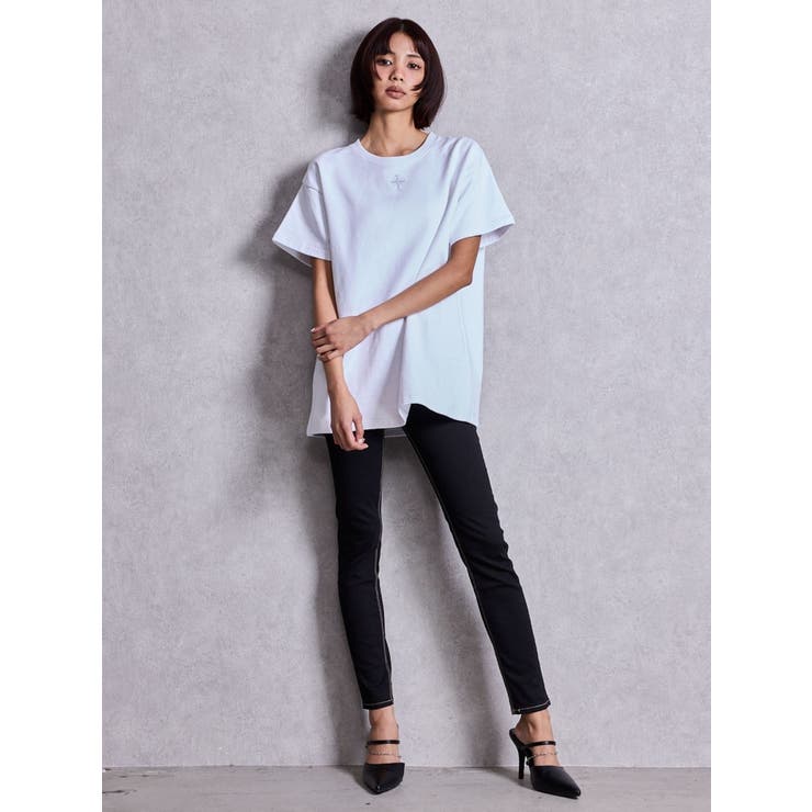 sacred edge cross emboss BIG Tシャツ | GYDA | 詳細画像4 