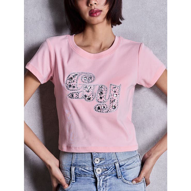 ピンク | gy bijou Tシャツ | GYDA