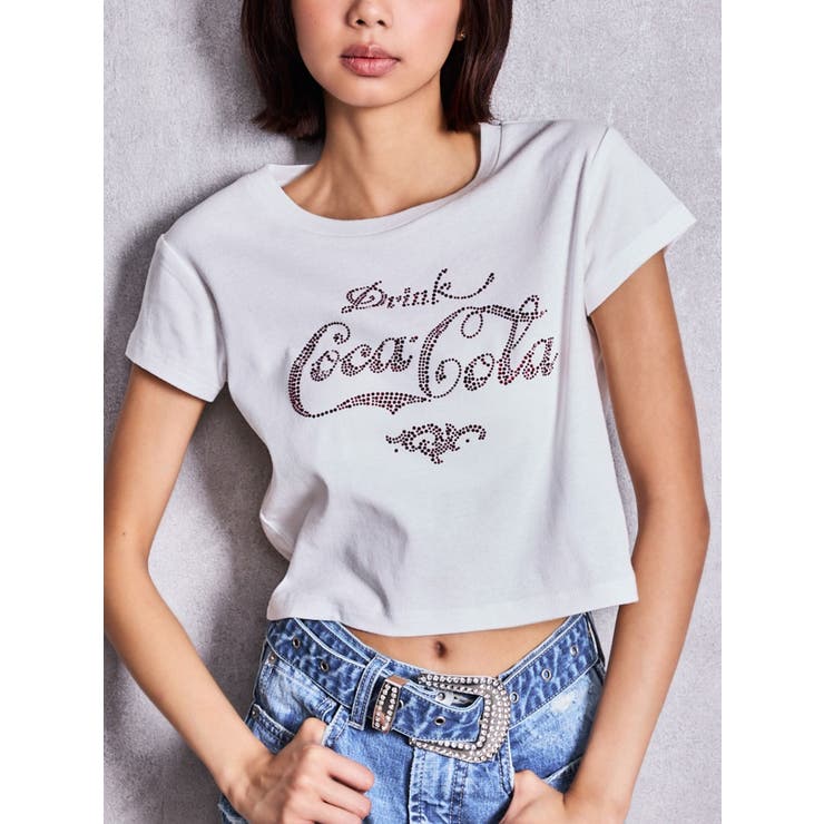 オフホワイト | Coca-Cola bijou Tシャツ | GYDA