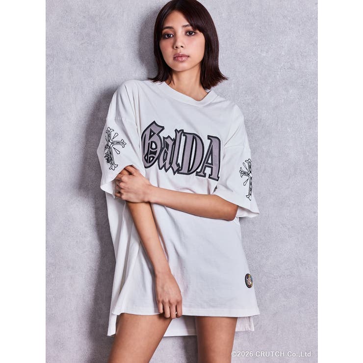 GYDA×GALFY BACK LOGO BIG Tシャツ | GYDA | 詳細画像2 