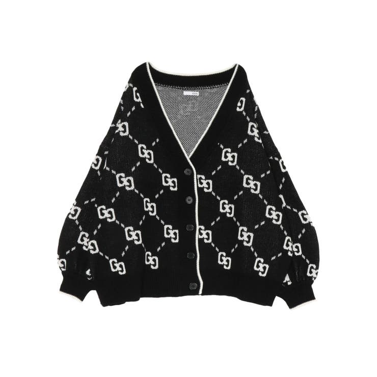 GG glitter quiltingニットカーディガン | GYDA | 詳細画像27 