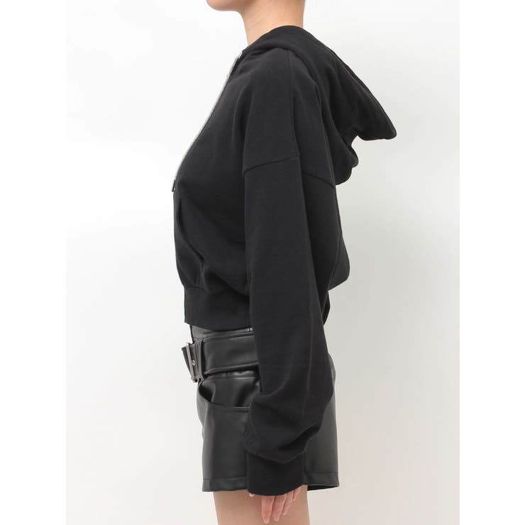 bijou string ZIP UPスウェットパーカー | GYDA | 詳細画像18 