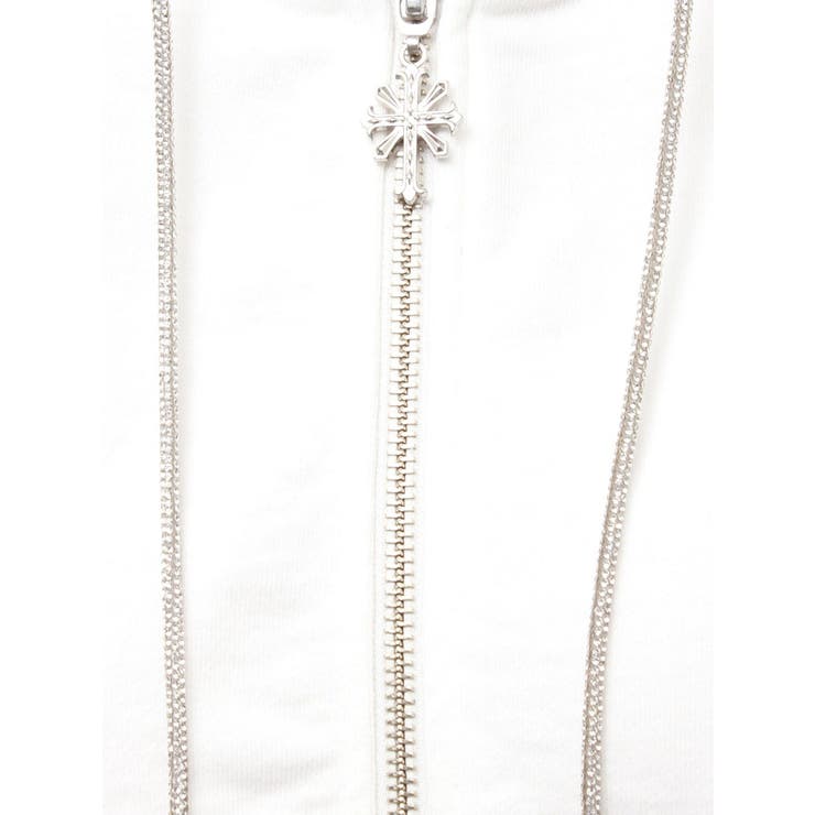 bijou string ZIP UPスウェットパーカー | GYDA | 詳細画像26 