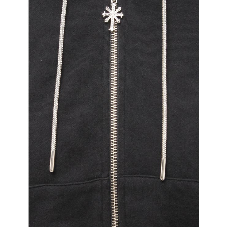 bijou string ZIP UPスウェットパーカー | GYDA | 詳細画像28 