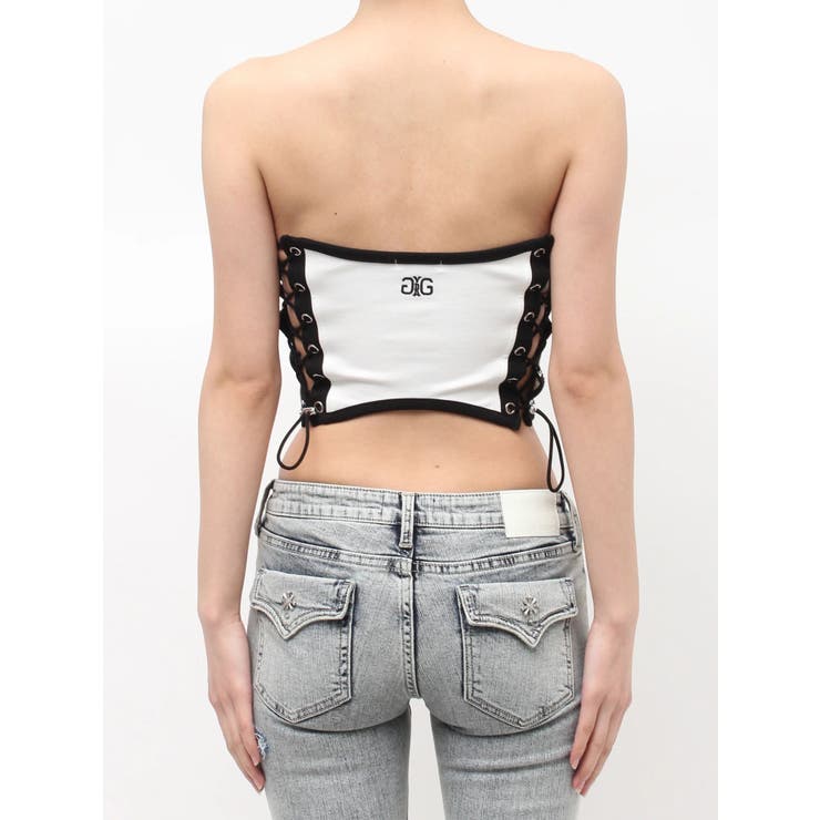 Symmetry GYDA side drawstringビスチェ | GYDA | 詳細画像18 