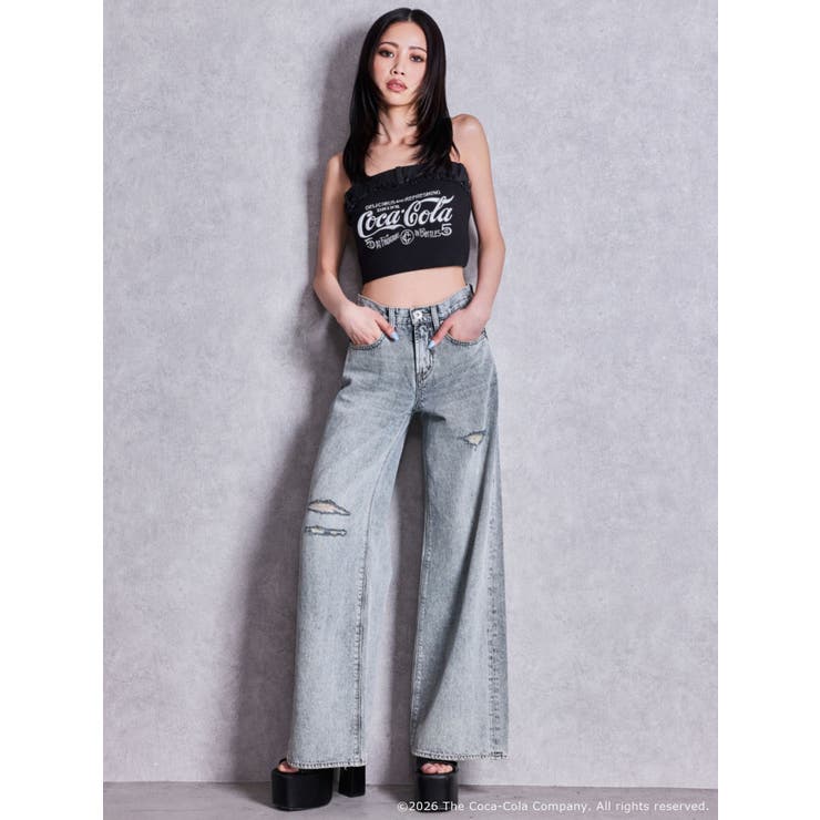 Coca-Cola denim dockingキャミソール | GYDA | 詳細画像33 