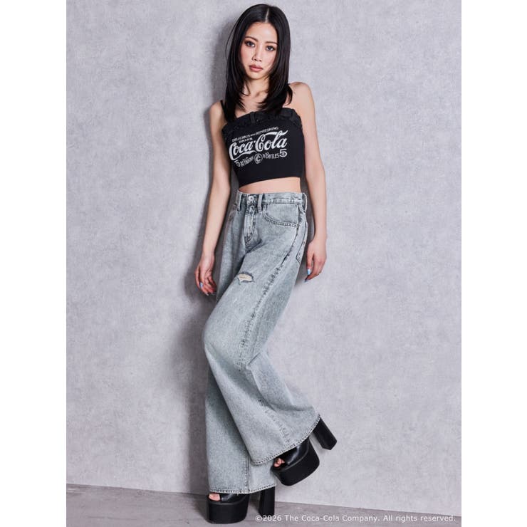 Coca-Cola denim dockingキャミソール | GYDA | 詳細画像43 