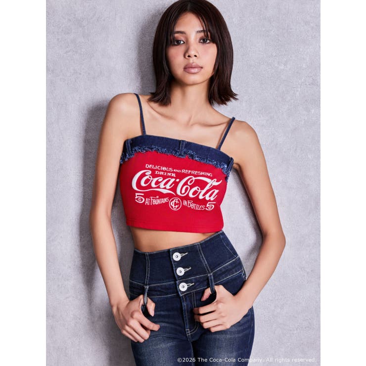 Coca-Cola denim dockingキャミソール | GYDA | 詳細画像5 