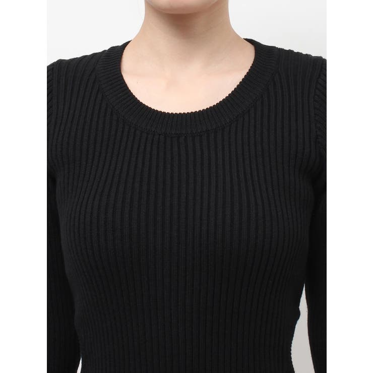 LONG SLEEVE SIDE OPENニットミニワンピース | GYDA | 詳細画像18 