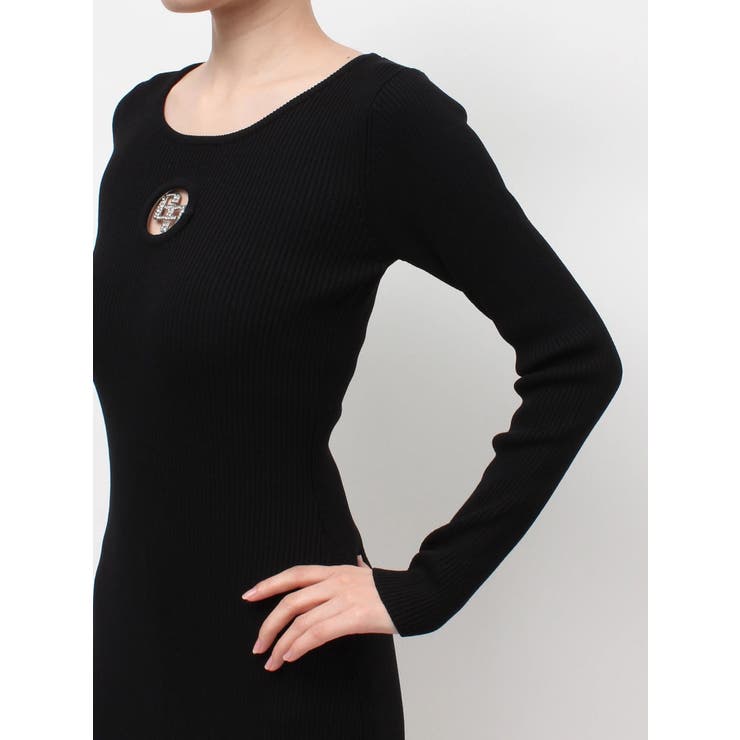 GG bijou MOLD long sleeveニットロングワンピース | GYDA | 詳細画像14 