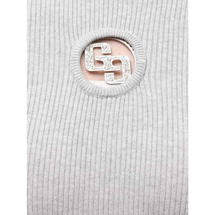 GG bijou MOLD long sleeveニットロングワンピース | GYDA | 詳細画像17 