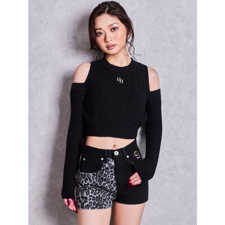 GG studs leopardショートパンツ | GYDA | 詳細画像30 
