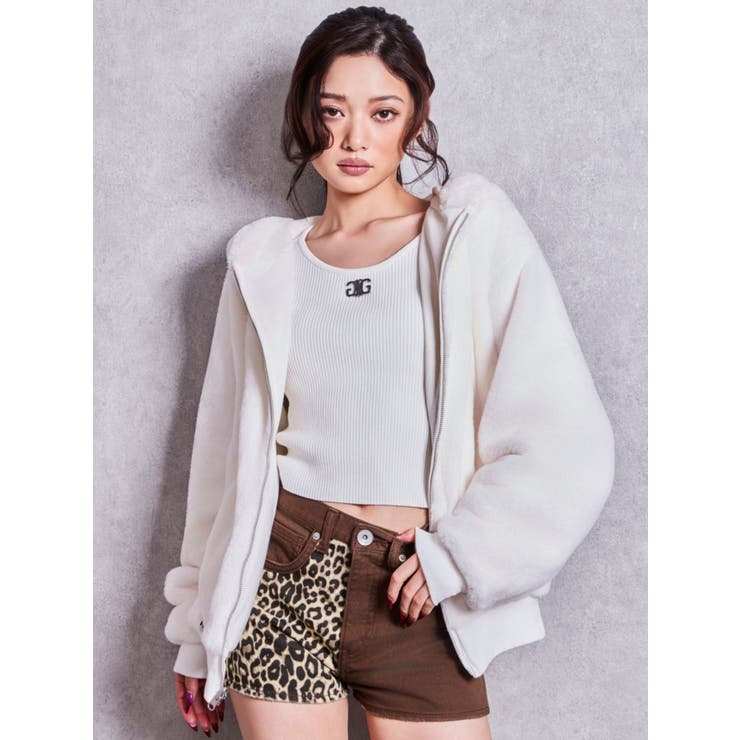 GG studs leopardショートパンツ | GYDA | 詳細画像34 