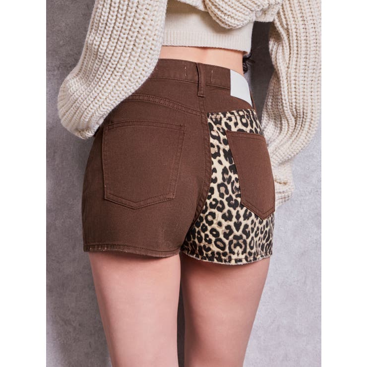 GG studs leopardショートパンツ | GYDA | 詳細画像43 