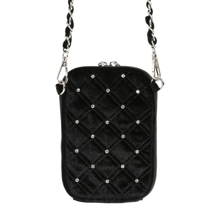 GGベロア bijou quiltingミニショルダーBAG | GYDA | 詳細画像11 