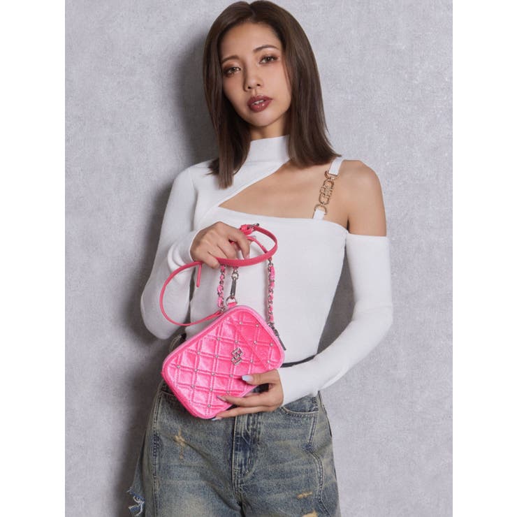 GGベロア bijou quiltingミニショルダーBAG | GYDA | 詳細画像5 