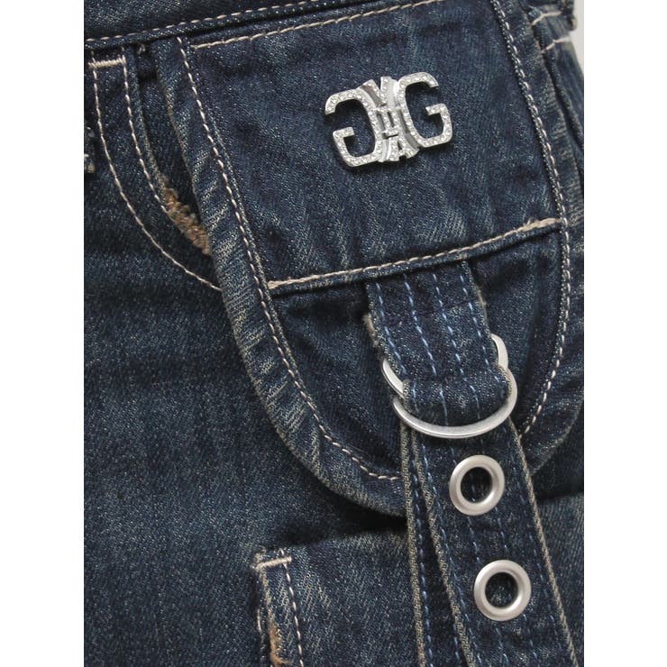 ハイウエストEYELET STRAP CARGOショートパンツ | GYDA | 詳細画像43 