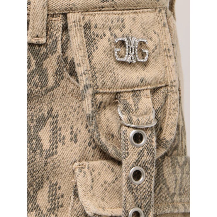 ハイウエストEYELET STRAP CARGOショートパンツ | GYDA | 詳細画像44 