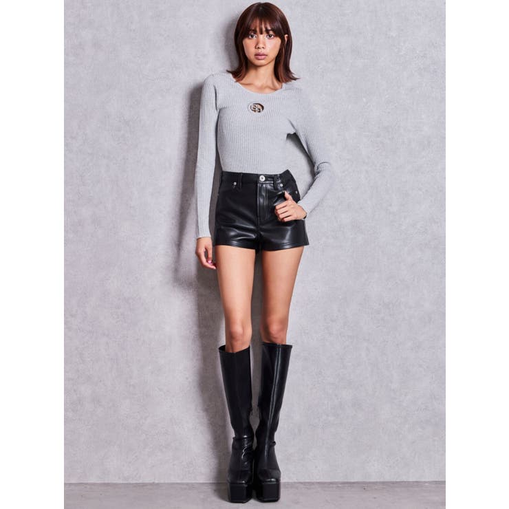 GG bijou MOLD long sleeveニットトップス | GYDA | 詳細画像19 