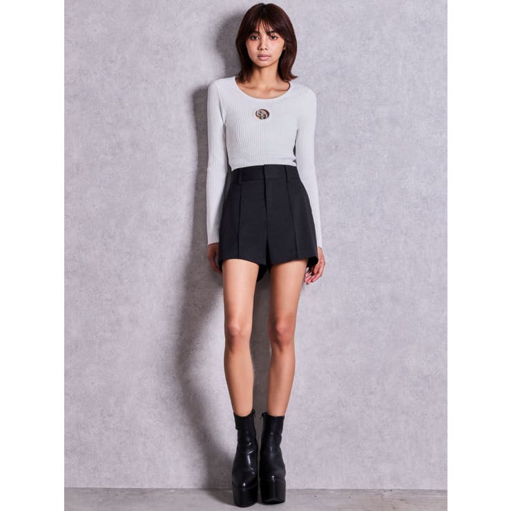 GG bijou MOLD long sleeveニットトップス | GYDA | 詳細画像23 
