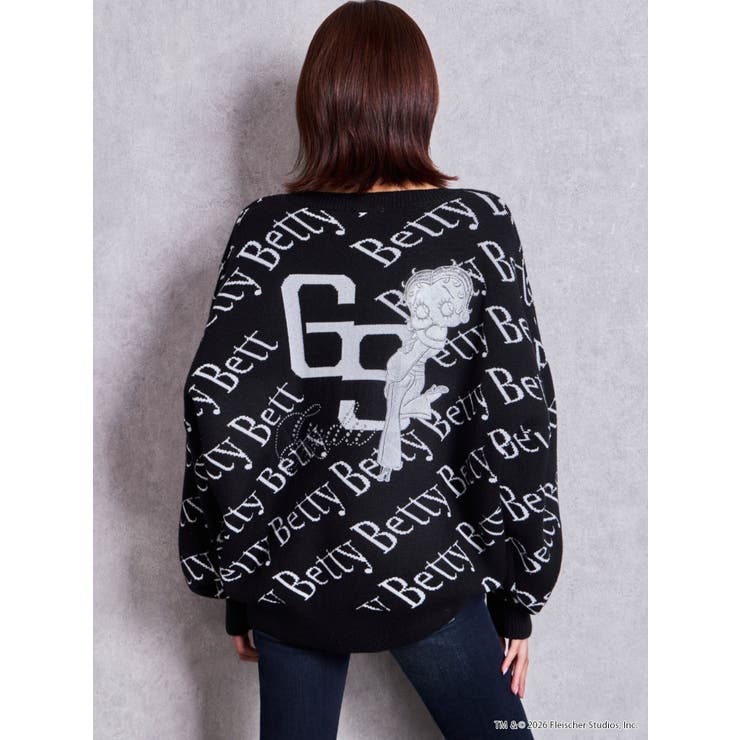 BETTY×GYDA slanting patternニットトップス | GYDA | 詳細画像12 