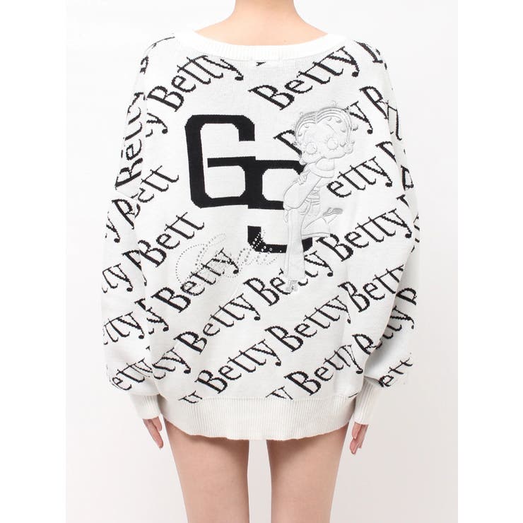 BETTY×GYDA slanting patternニットトップス | GYDA | 詳細画像27 