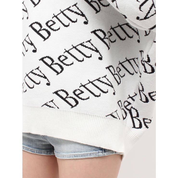 BETTY×GYDA slanting patternニットトップス | GYDA | 詳細画像30 