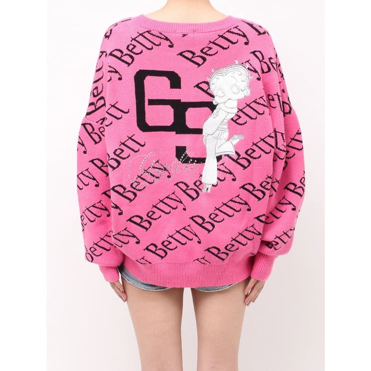 BETTY×GYDA slanting patternニットトップス | GYDA | 詳細画像34 