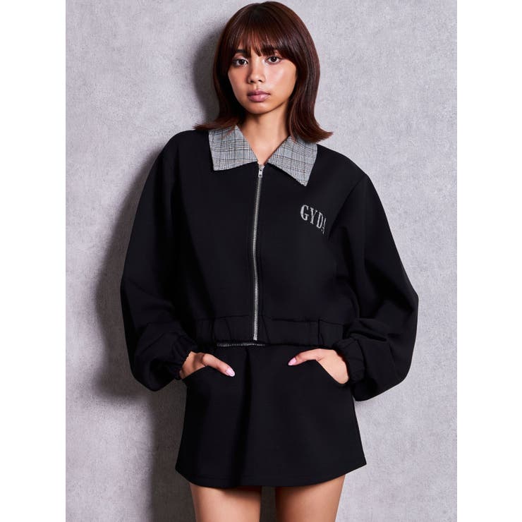 checkドッキングショートZIP UPトップス | GYDA | 詳細画像9 