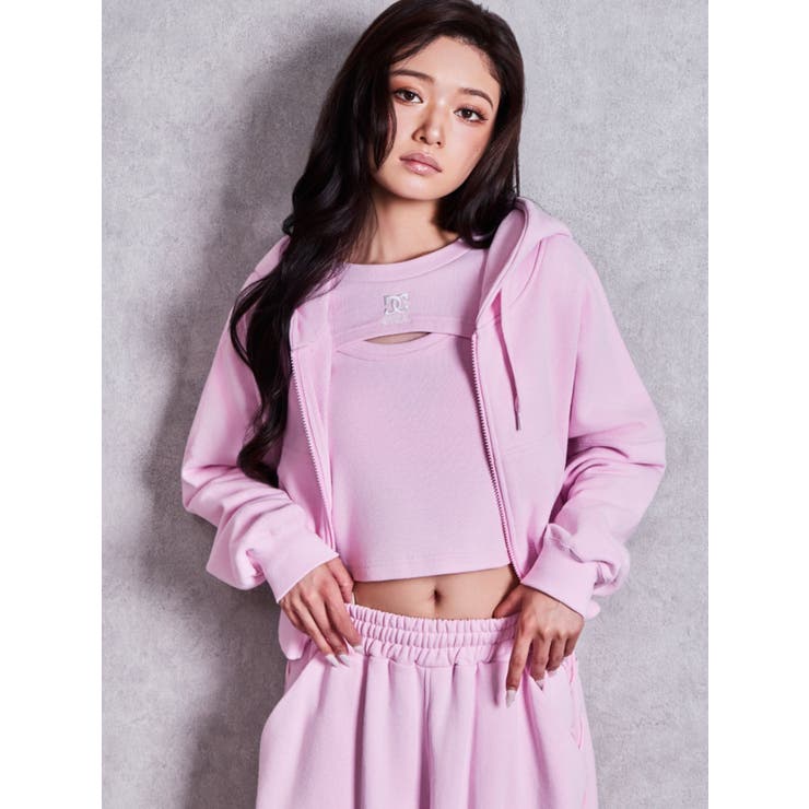 GYDA×DC BACK LACE UP SHORTパーカー | GYDA | 詳細画像4 
