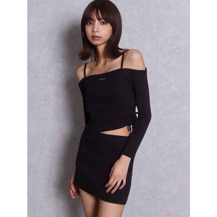 Asymmetry waist OPENワンピース | GYDA | 詳細画像2 