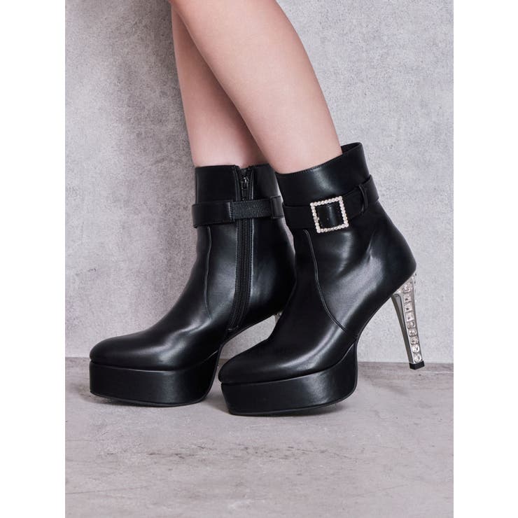 『ファー取り外し可能♥』レオパードフェイクファー2WAY bijou heelブ… | GYDA | 詳細画像15 
