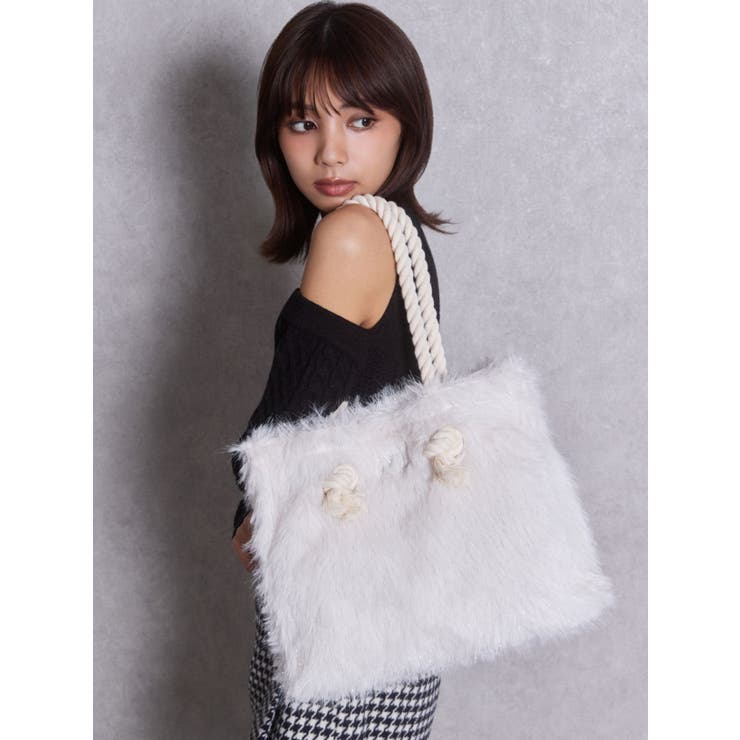 『WEB限定アイテム❤︎』GYDAラメフェイクファーMトートBAG | GYDA | 詳細画像3 