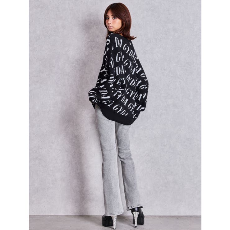 GYDA SLANT PATTERNニットトップス | GYDA | 詳細画像20 