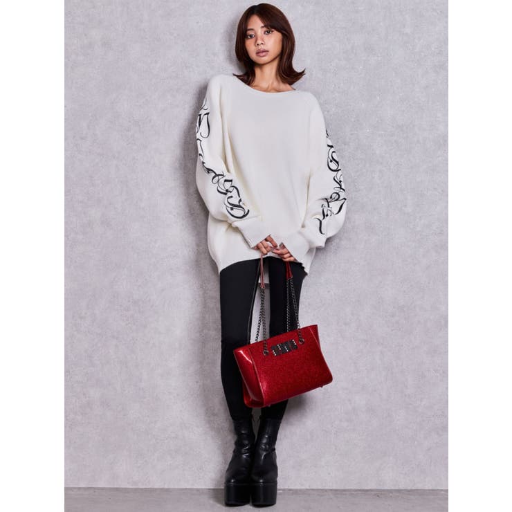 『予約受付中♥』Valdy empire embroideryニットトップス | GYDA | 詳細画像12 