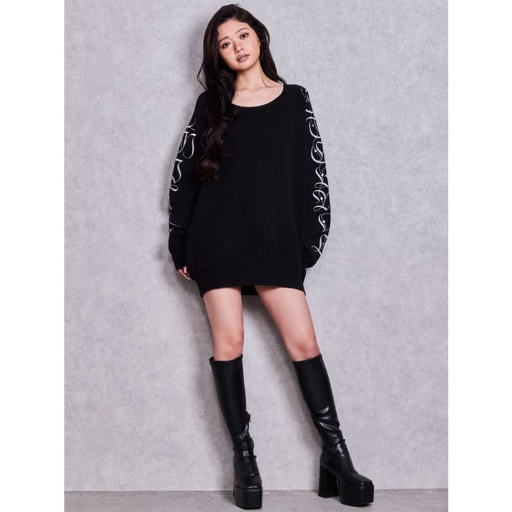 『予約受付中♥』Valdy empire embroideryニットトップス | GYDA | 詳細画像6 