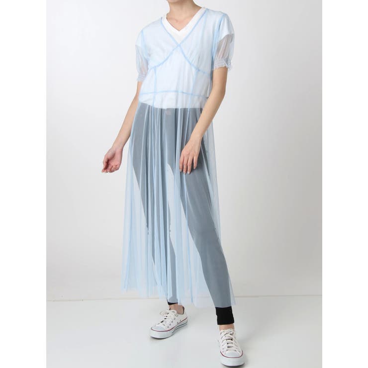 カラーチュールワンピース 品番 Mksw Jouetie ジュエティ のレディースファッション通販 Shoplist ショップリスト