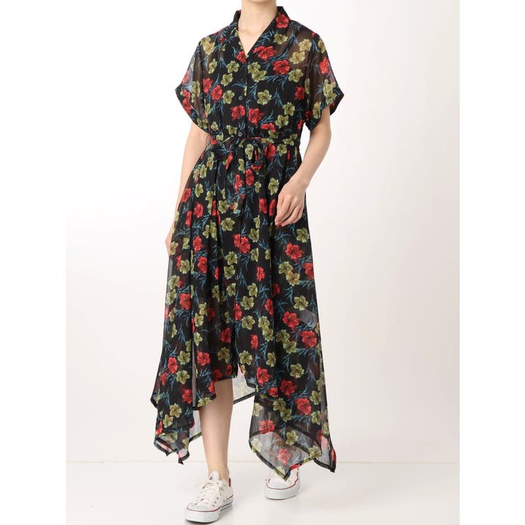 アロハパターンイレギュラーワンピース 品番 Mksw Jouetie ジュエティ のレディースファッション通販 Shoplist ショップリスト