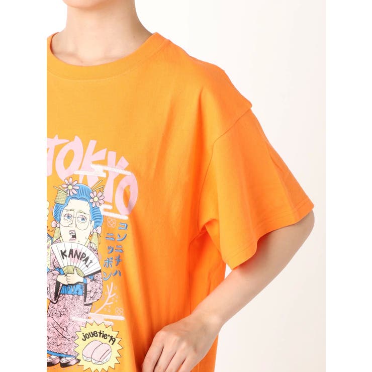 !M?ERFECT 売れ筋商品|||インパーフェクト Tシャツ トップス レディース T-shirts Orange Impact Compass T-Shirt（インパクトコンパス Tシャツ）カラー