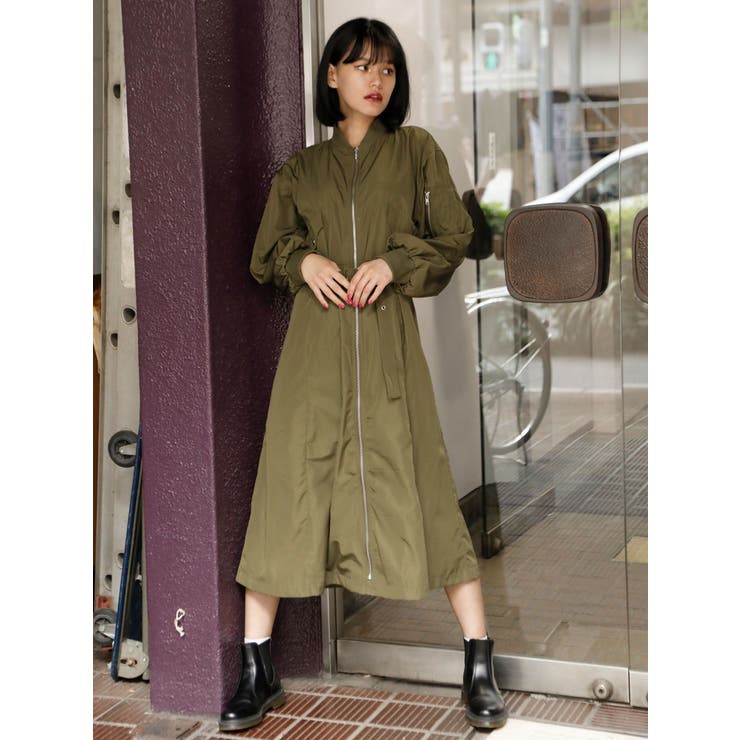 2WAY MA-1 ワンピース[品番：MKSW0022646]｜jouetie（ジュエティ